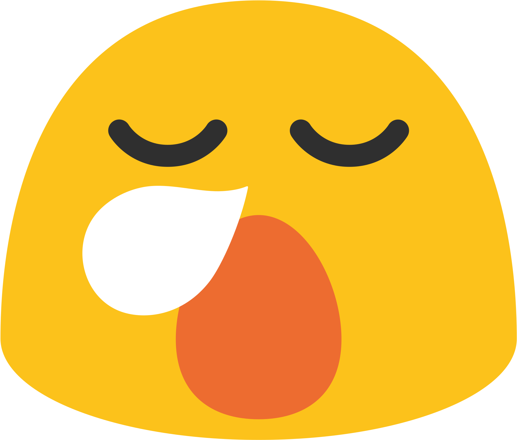 Is This Emoticon Crying We Often Misuse This For Crying, - Transparent Background Yawn Emoji (2000x2000), Png Download