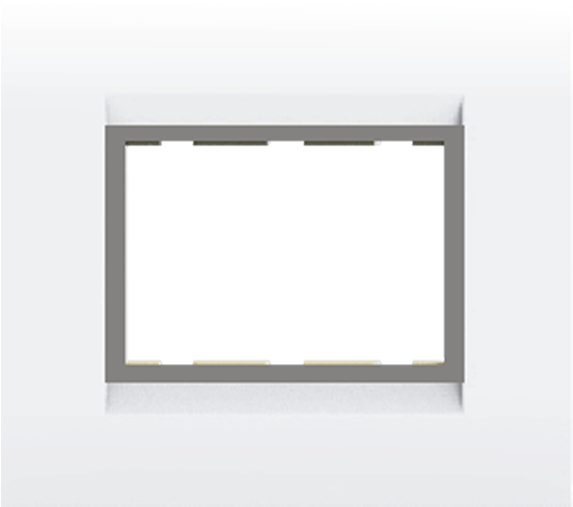 Silver Woodik Wood Metal Box Frames 3 Module Plate - Thermoregulation (842x595), Png Download
