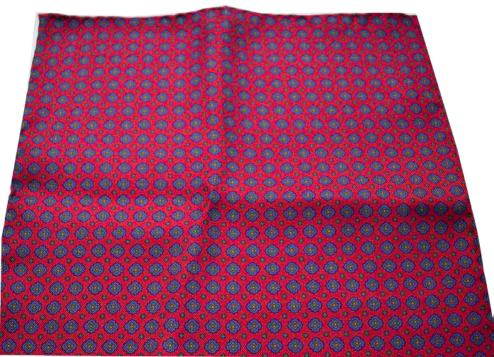 Italian Hand Sewn Pocket Square - Woven Fabric (695x503), Png Download
