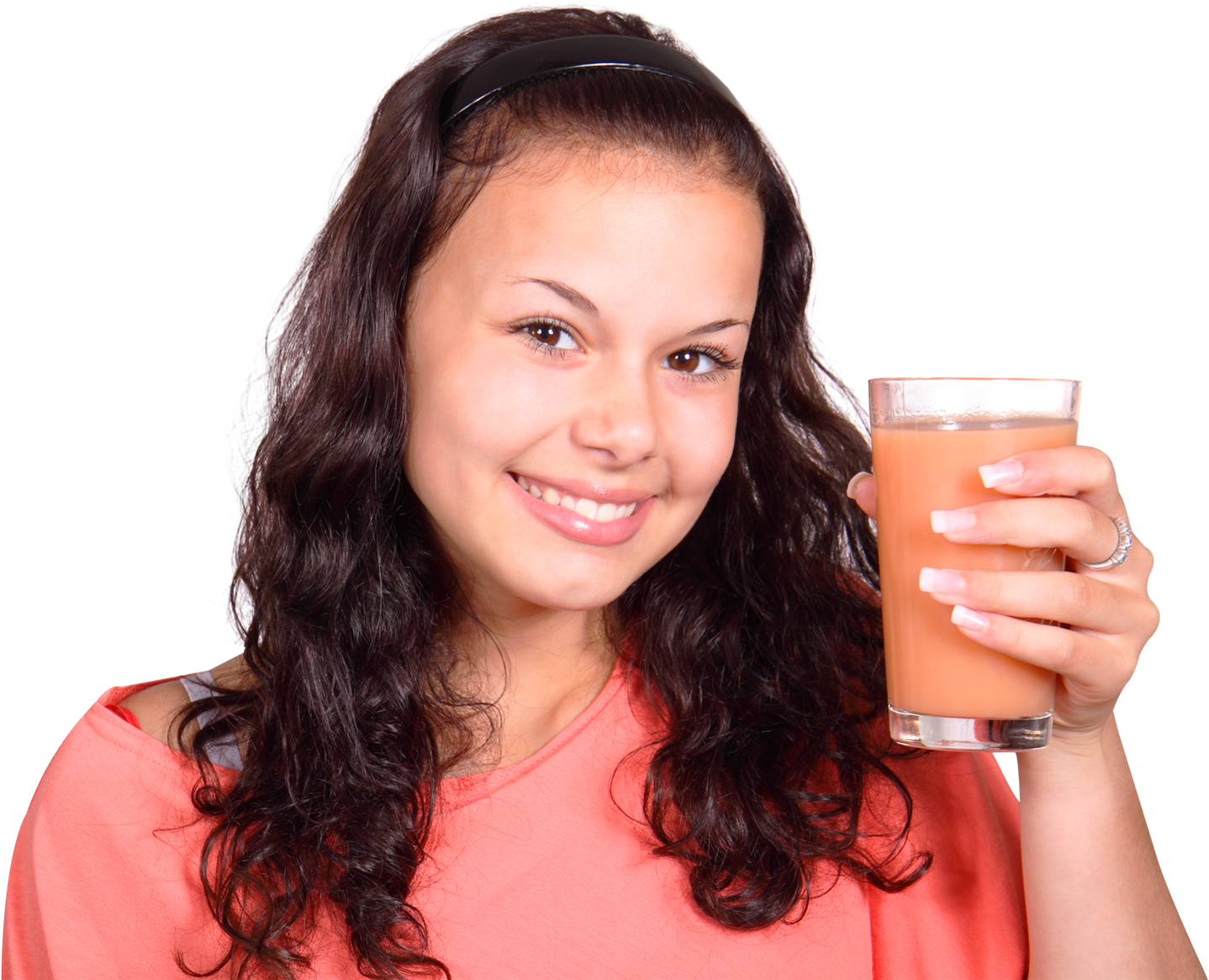 1523 X 1196 - Girl With Juice Glass Png (1523x1196), Png Download