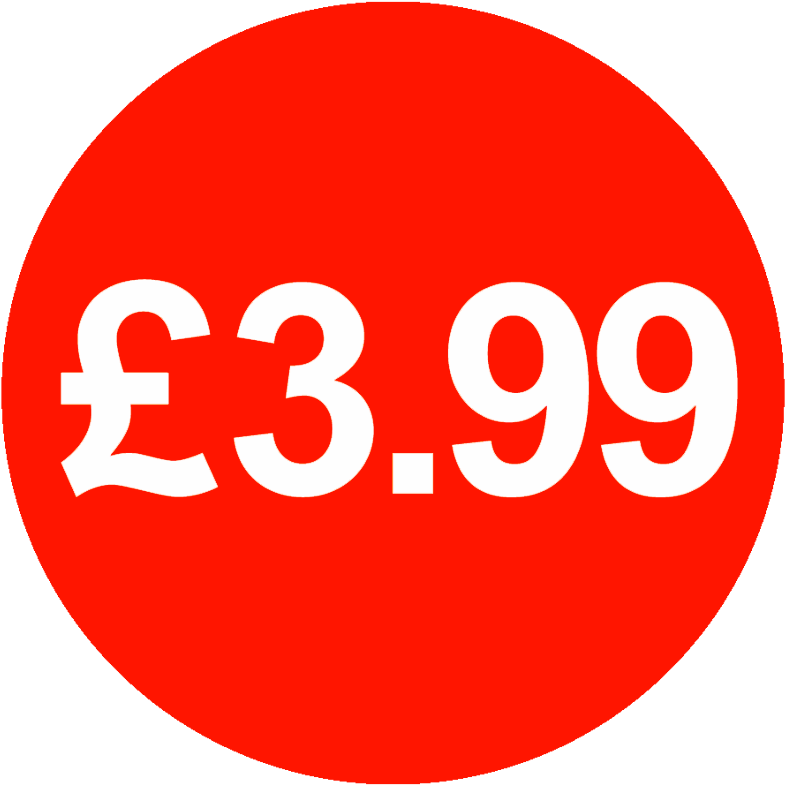 Red Price Stickers 13mm - Unisex Leather Braided Bracelet Surfer Wristband Adjustable (800x800), Png Download