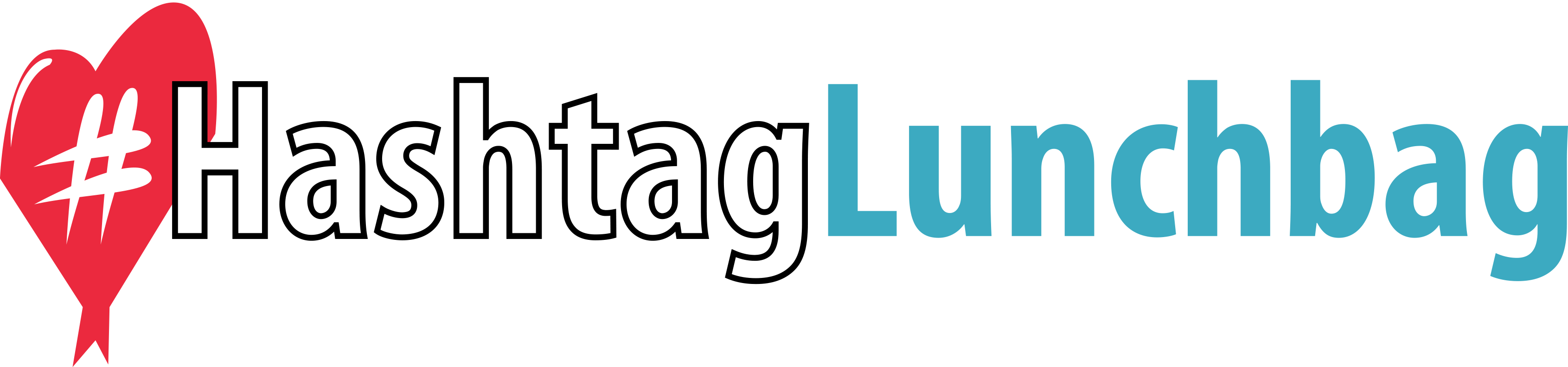 Sept - Hashtag Lunchbag Logo (3381x791), Png Download