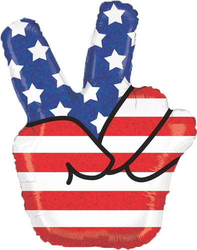Usa Balloons (394x500), Png Download