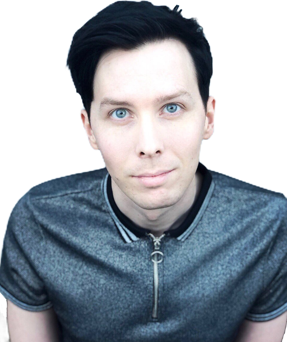 Phillester Danandphil Freetoedit - Dan And Phil New Hair (959x1143), Png Download