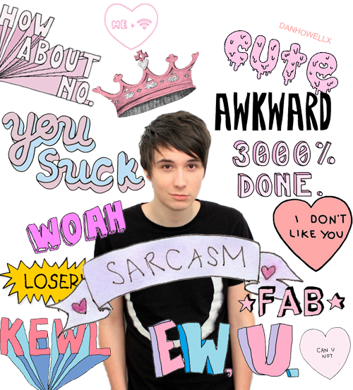 Dan Howell Tumblr Edits (500x553), Png Download