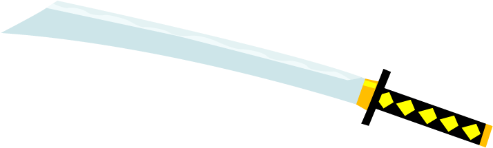Samurai Applejack - Samurai Jack Katana Png (778x285), Png Download