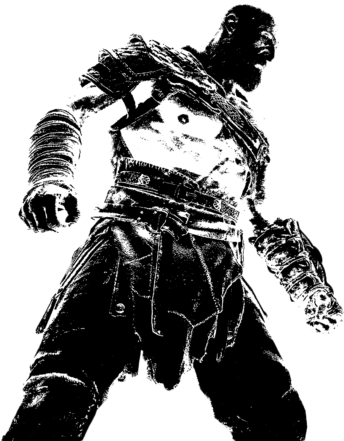 God Of War - Drawing Kratos (1174x1679), Png Download