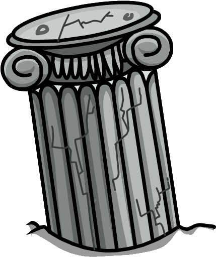 Stone Column Ruins Furniture Icon Id 548 - Icon (477x539), Png Download