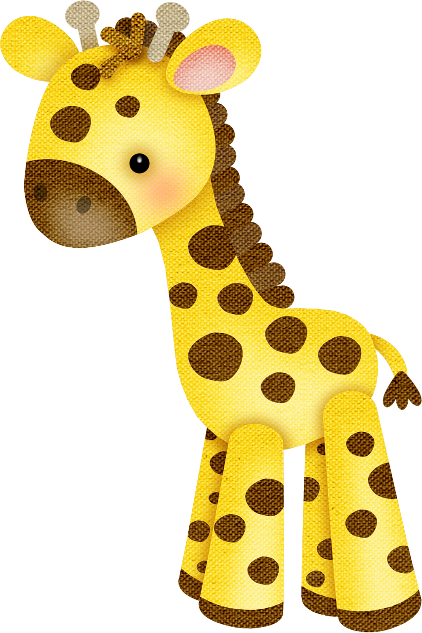 Giraffe Baby Shower Clip Art (854x1280), Png Download
