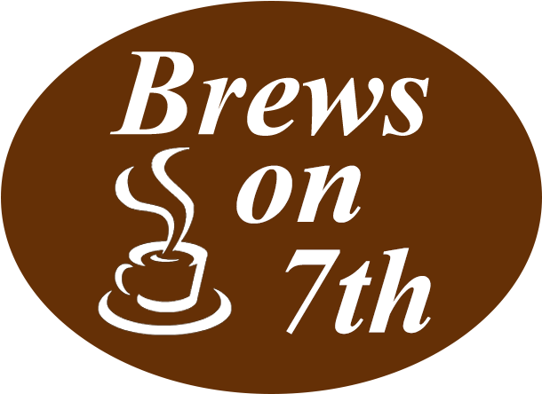 Brews On 7th - Calligraphy (658x482), Png Download