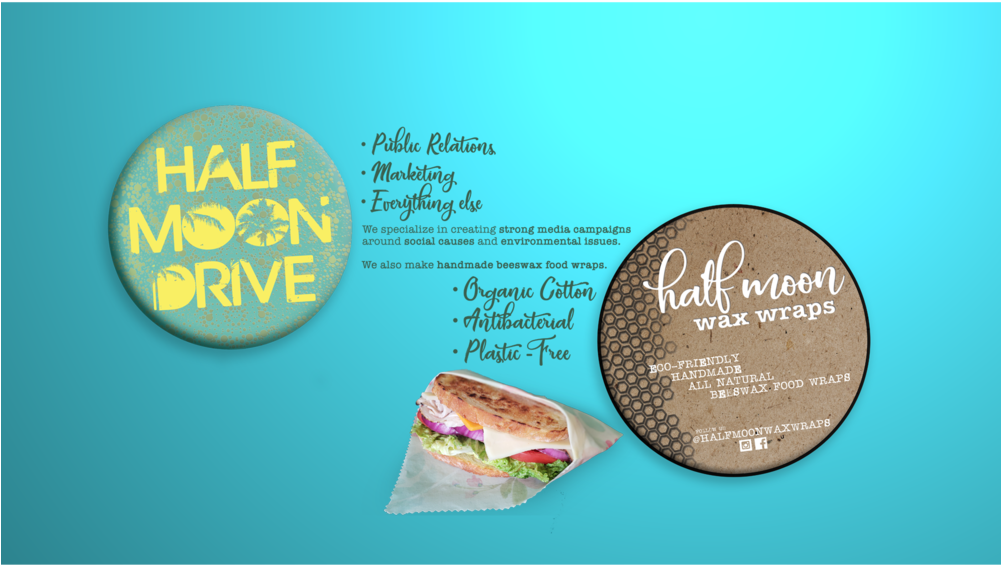 Half Moon Wax Wraps Home (1000x739), Png Download