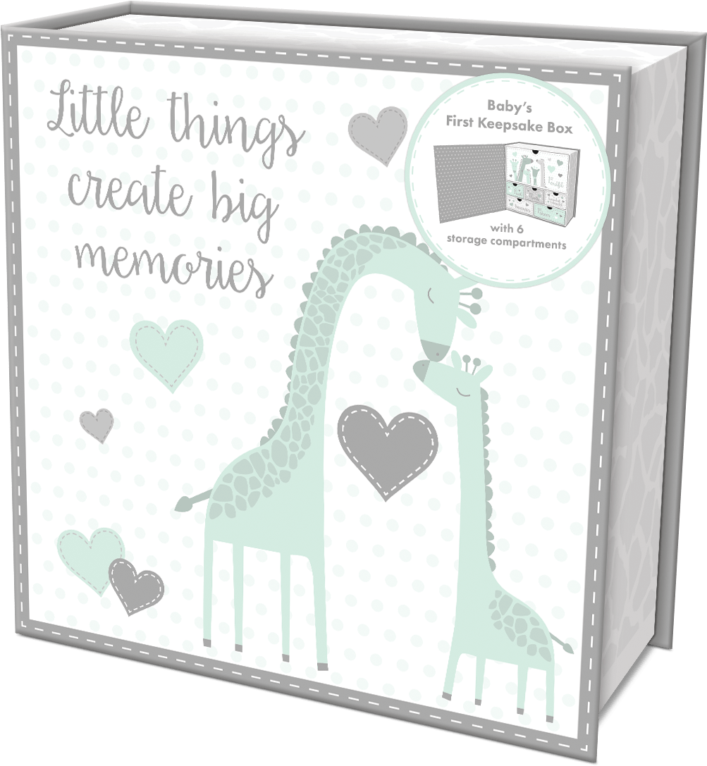 Lady Jayne Baby Giraffe Baby First Memory Keepsake (1200x1200), Png Download
