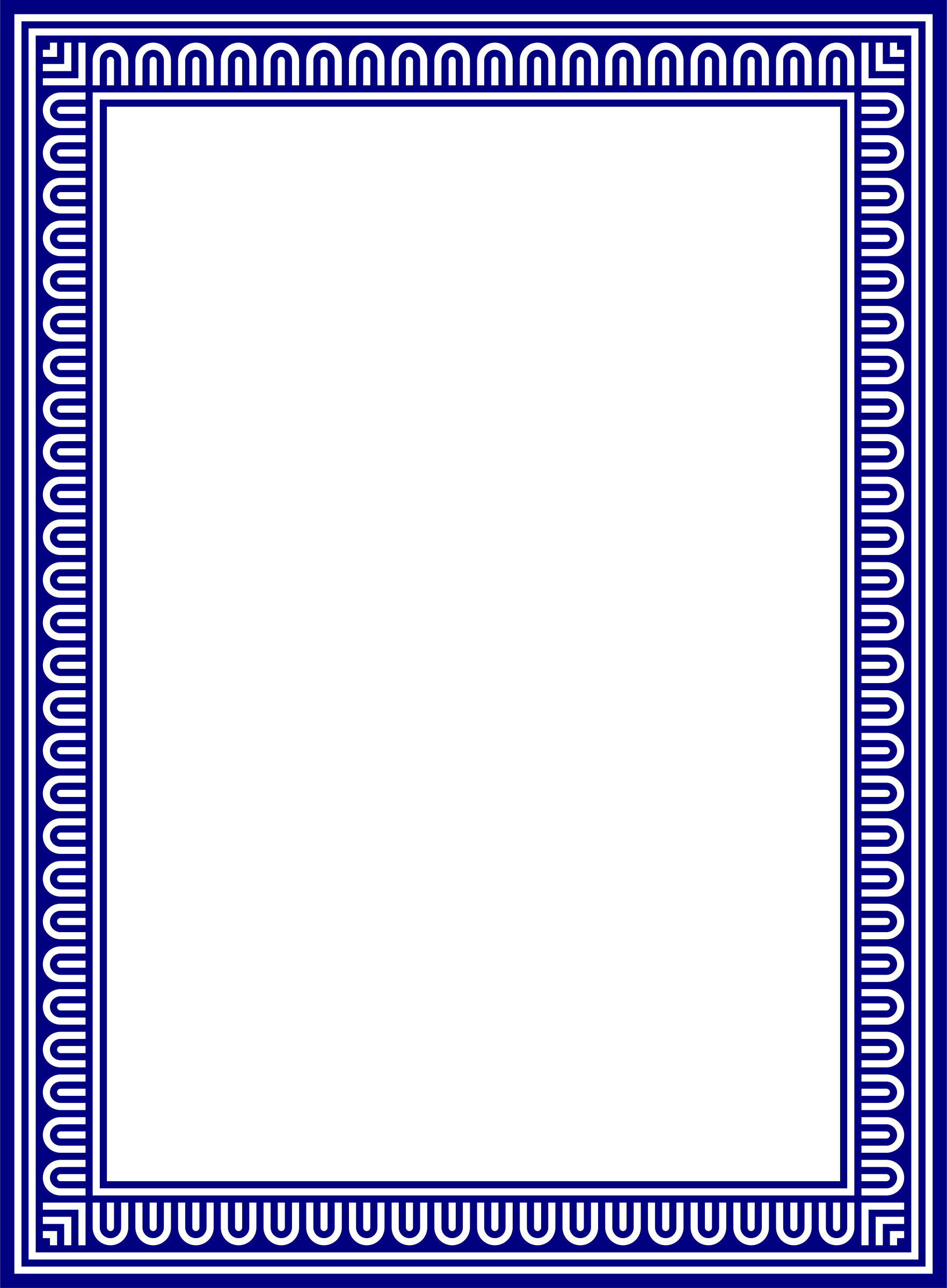 This Free Icons Png Design Of Redrawn Blue Frame (1764x2400), Png Download