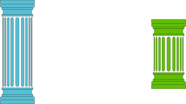 Small - Pillar Clip Art Transparent (600x336), Png Download