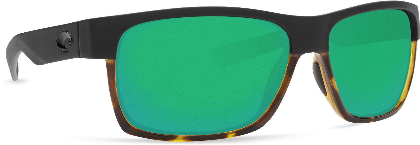 Costa Del Mar Half Moon Sunglasses In Black/shiny Tort, - Costa Del Mar Slack Tide (2000x1000), Png Download