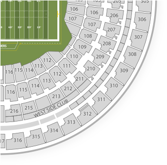 $115 /ea - Oakland Raiders Seating Chart (350x350), Png Download