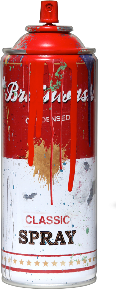 High Resolution Spray - Mr Brainwash Spray Can (402x940), Png Download