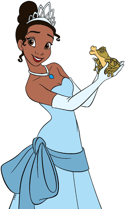 Tiara Tiana, Frog Naveen - Tiana (439x734), Png Download