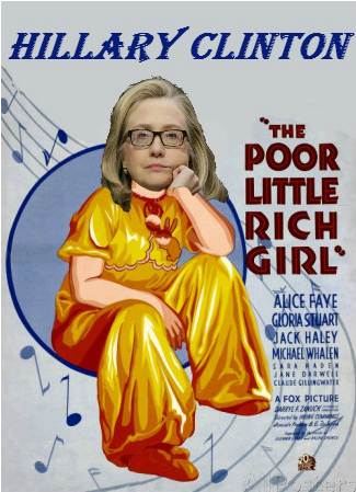 Hillary Poor Little Rich Girl - Poor Little Rich Girl Poster (448x448), Png Download