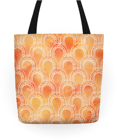 Watercolor Scales Pattern Tote - Watercolor Scales Pattern Tote Bag: Funny Tote Bag (484x484), Png Download