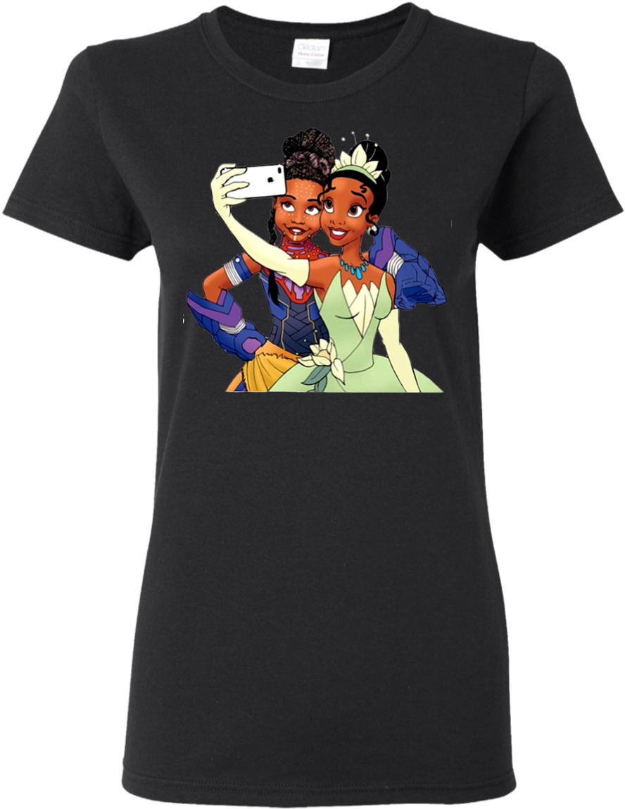 Shuri And Princess Tiana T Shirt Hoodie Sweater - Tees Supreme Bugs Bunny (1155x1155), Png Download