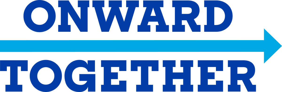 Hillary Clinton Onward Together (1200x394), Png Download