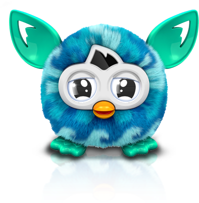 Furby Boom Toys - Furby Furbling Creature (polka Dots) (580x637), Png Download