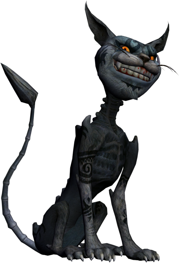 Cheshire Cat - Ama - Amr - Alice In Wonderland Madness Returns Cheshire Cat (615x902), Png Download
