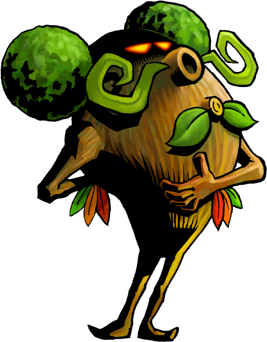 Deku Butler - Majora's Mask Deku (877x1120), Png Download