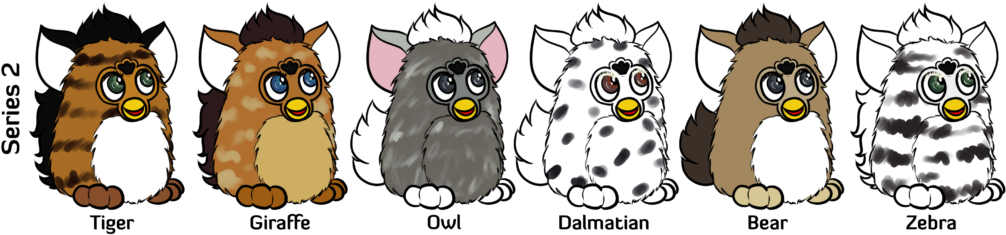 Tiger - $20 - Furby Zebra (1024x238), Png Download