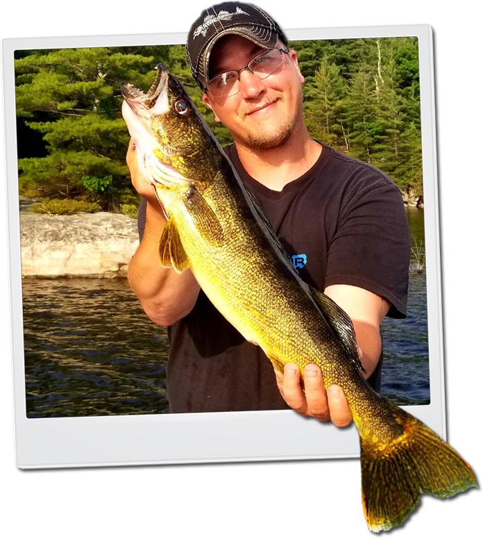 Welcome To Land O' Lakes Lodge - Walleye Fishing (696x776), Png Download