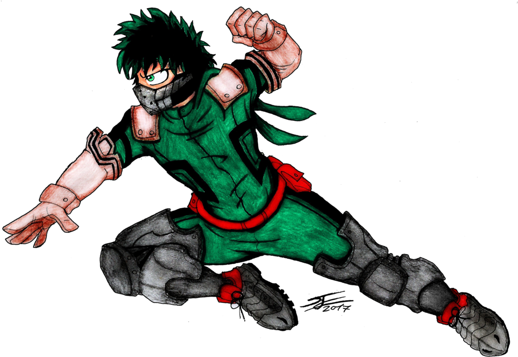 Izuku Midoriya - Super Saiyan Izuku Midoriya (1024x716), Png Download