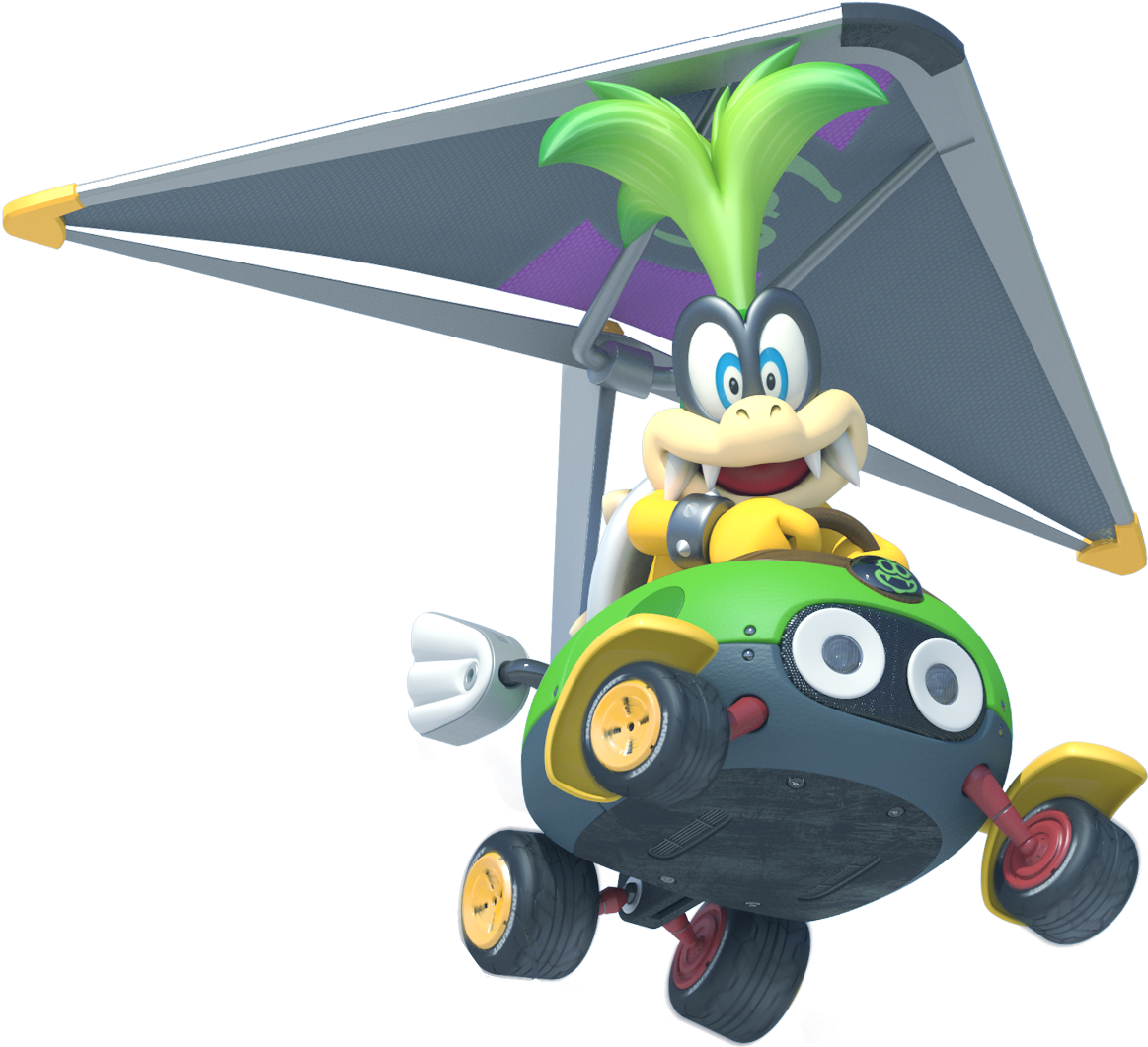 Iggy Koopa - Mario Kart 8 Iggy Koopa (1225x1066), Png Download