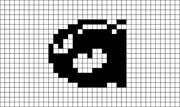 Brik Pixel Art On Twitter - Mario Bullet Bill Pixel Art (600x358), Png Download