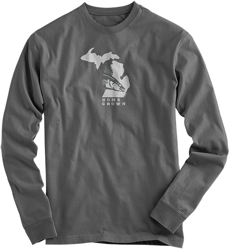 Fishing Shirt For Michigan Walleye (500x523), Png Download