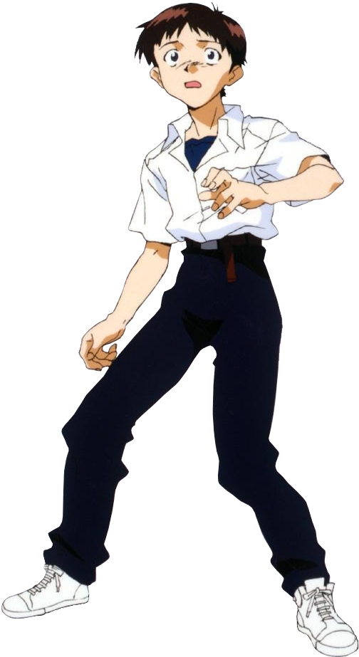 Shinji Ikari - Shinji Evangelion (510x930), Png Download