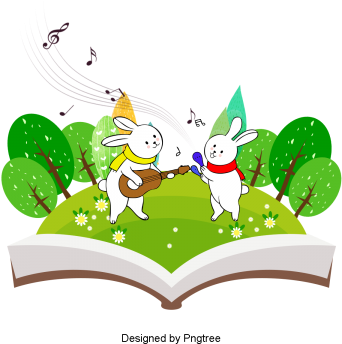 Beautiful Cool Cartoon Cute Hand Painted Creative Book - Portable Network Graphics (360x360), Png Download