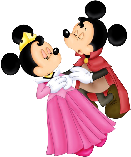 Mick Minsleepbeauty 437×521 Pixels - Minnie Mouse Sleeping Beauty (437x521), Png Download