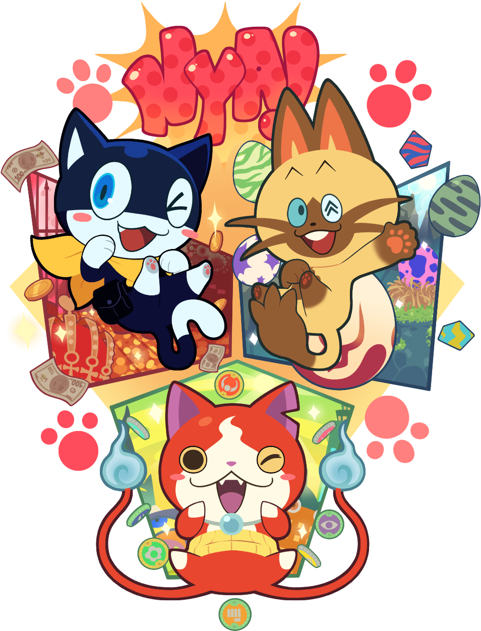 What Makes A Good Mascot, You Ask Simple Draw A Cute - Yokai Watch Monsters (1024x1376), Png Download