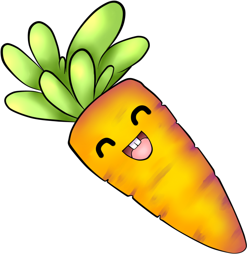 Carrot Clipart - Cute Carrot Clipart (894x894), Png Download