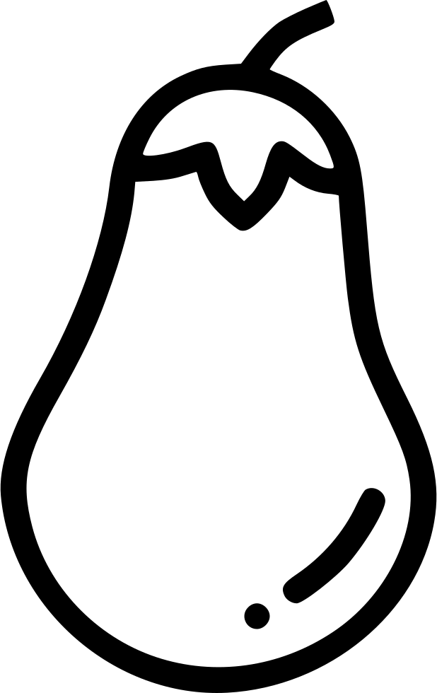 Brinjal Drawing At Getdrawings - Vegetable (618x980), Png Download