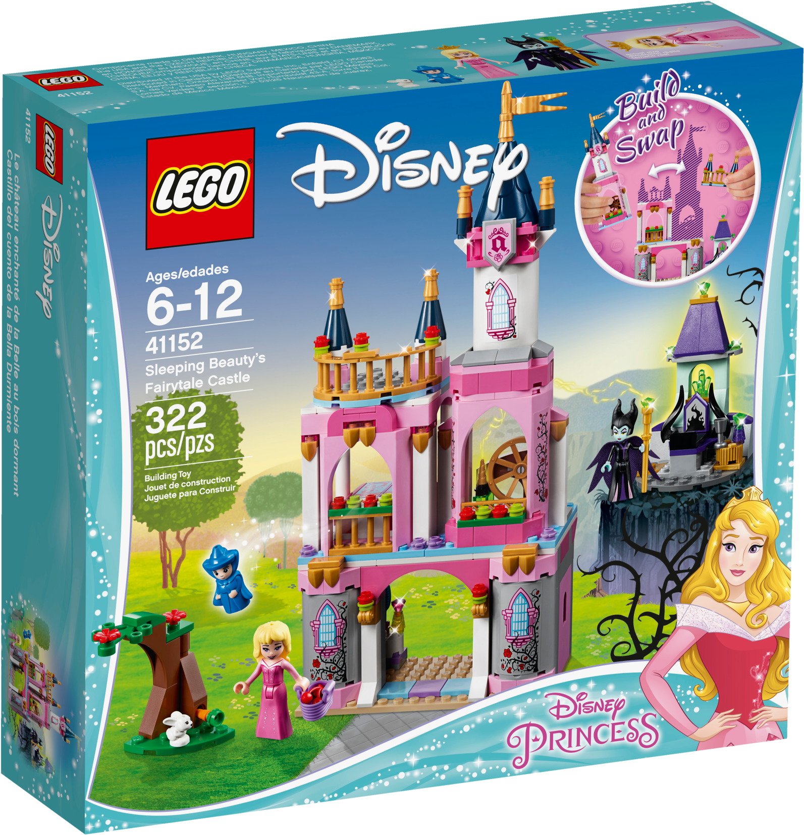 41152 Sleeping Beauty's Fairytale - Disney Princess Lego (2400x1800), Png Download