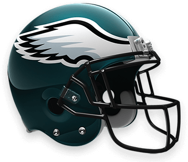 Philadelphia Eagles - Atlanta Falcons Helmet Png (400x327), Png Download