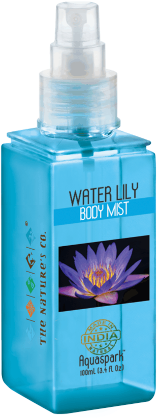 Water Lily Body Mist - Water Lily (633x1023), Png Download