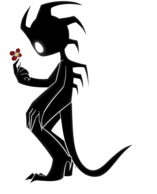 Image Drawing Monster Dark - Shadow Monster Drawing (894x894), Png Download