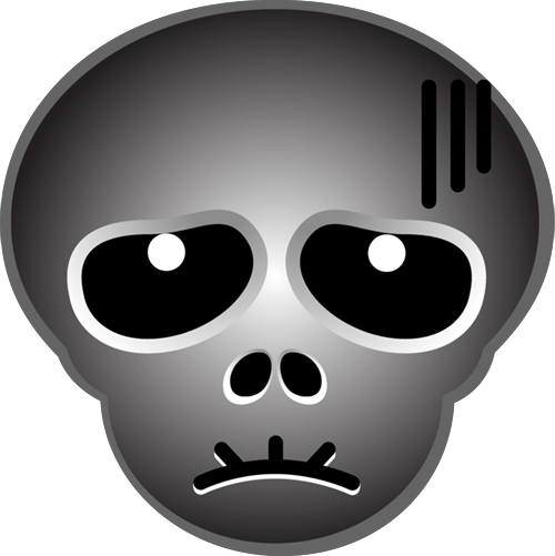 This Is Not A Good Game - Skull (500x501), Png Download