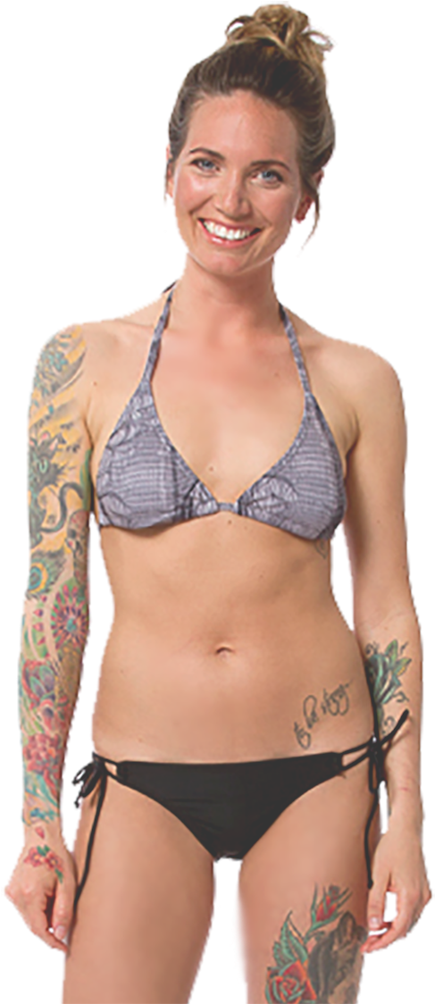 Strato Bikini Top - Strój Kąpielowy Nikita - Strato String Print Castle (826x1200), Png Download