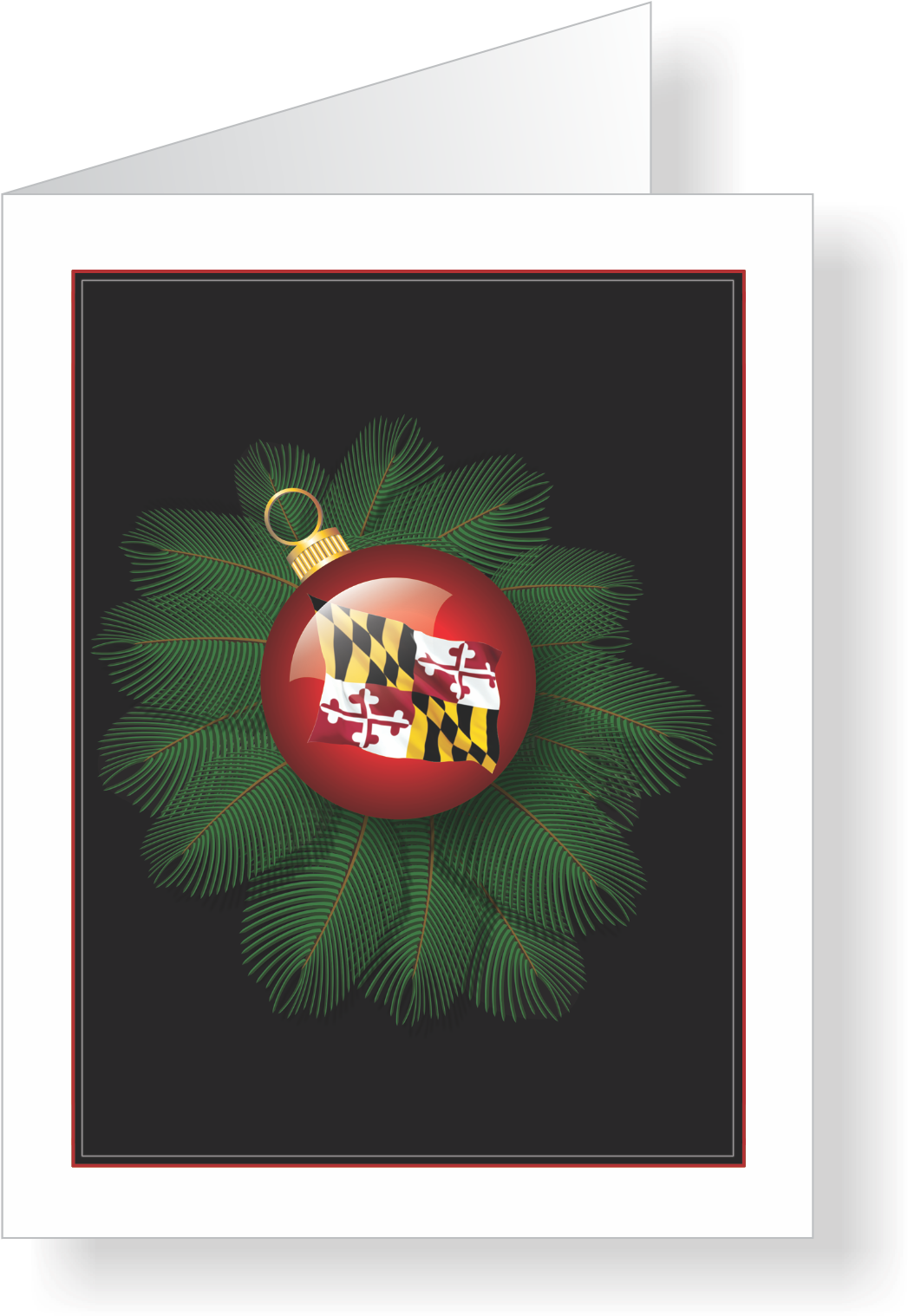 Old Line Christmas - Holiday Christmas Cards (1800x1800), Png Download