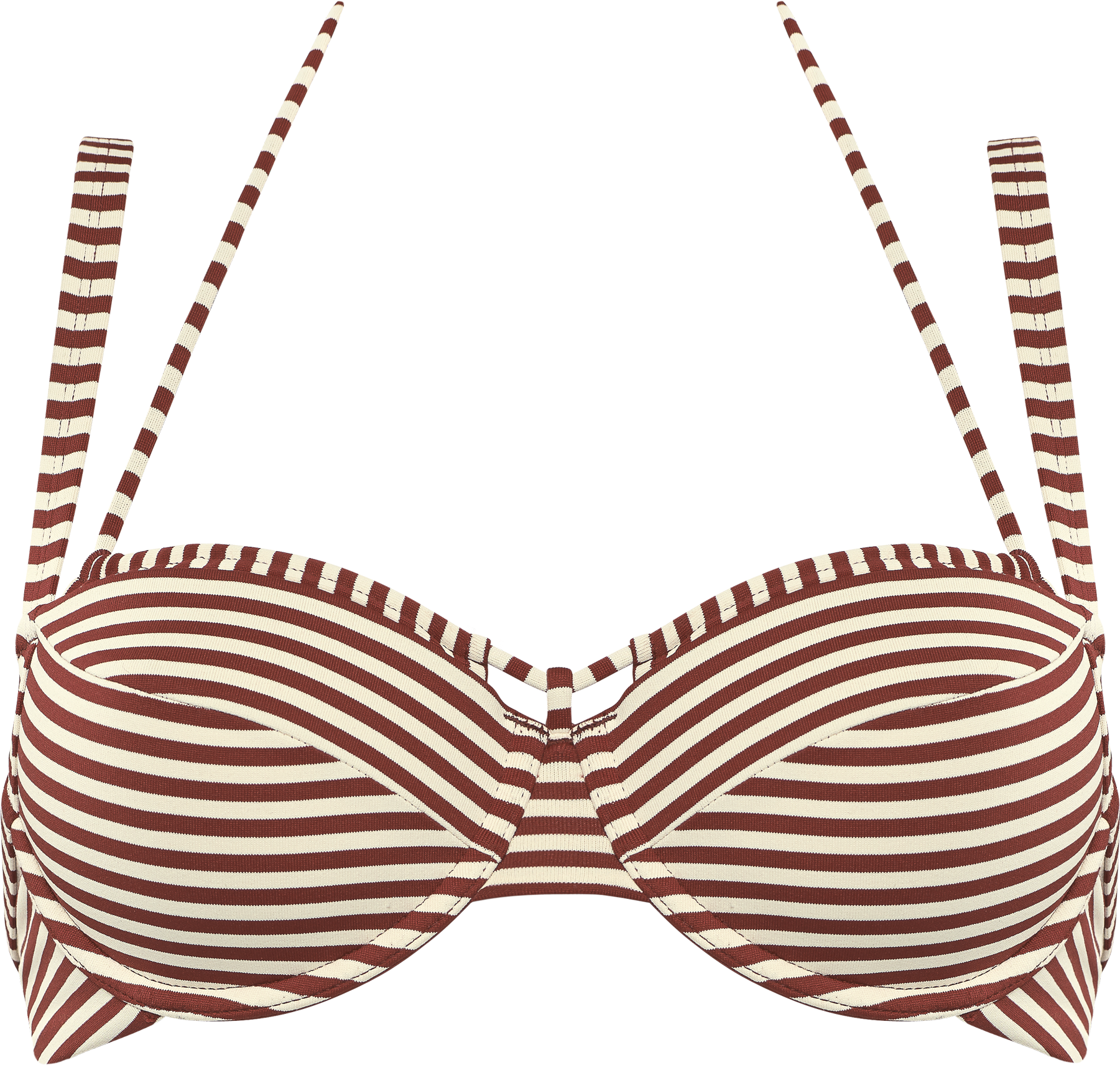 Holi Vintage Plunge Balcony Bikini Top - Swimsuit (2000x3000), Png Download