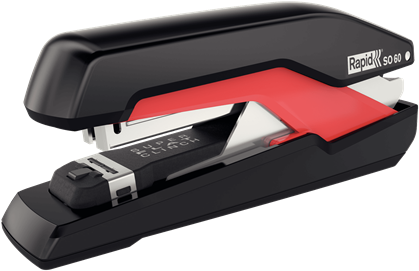 Stapler Rapid So60 Omnipress Super Flatclinch 60 Sheets - Stapler Rapid So30 Omnipress 30sh. Black (440x289), Png Download